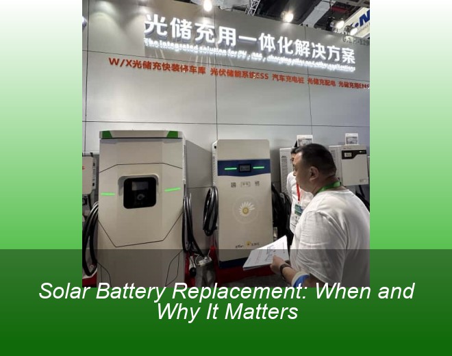 Solar Battery Replacement: When and Why It Matters
